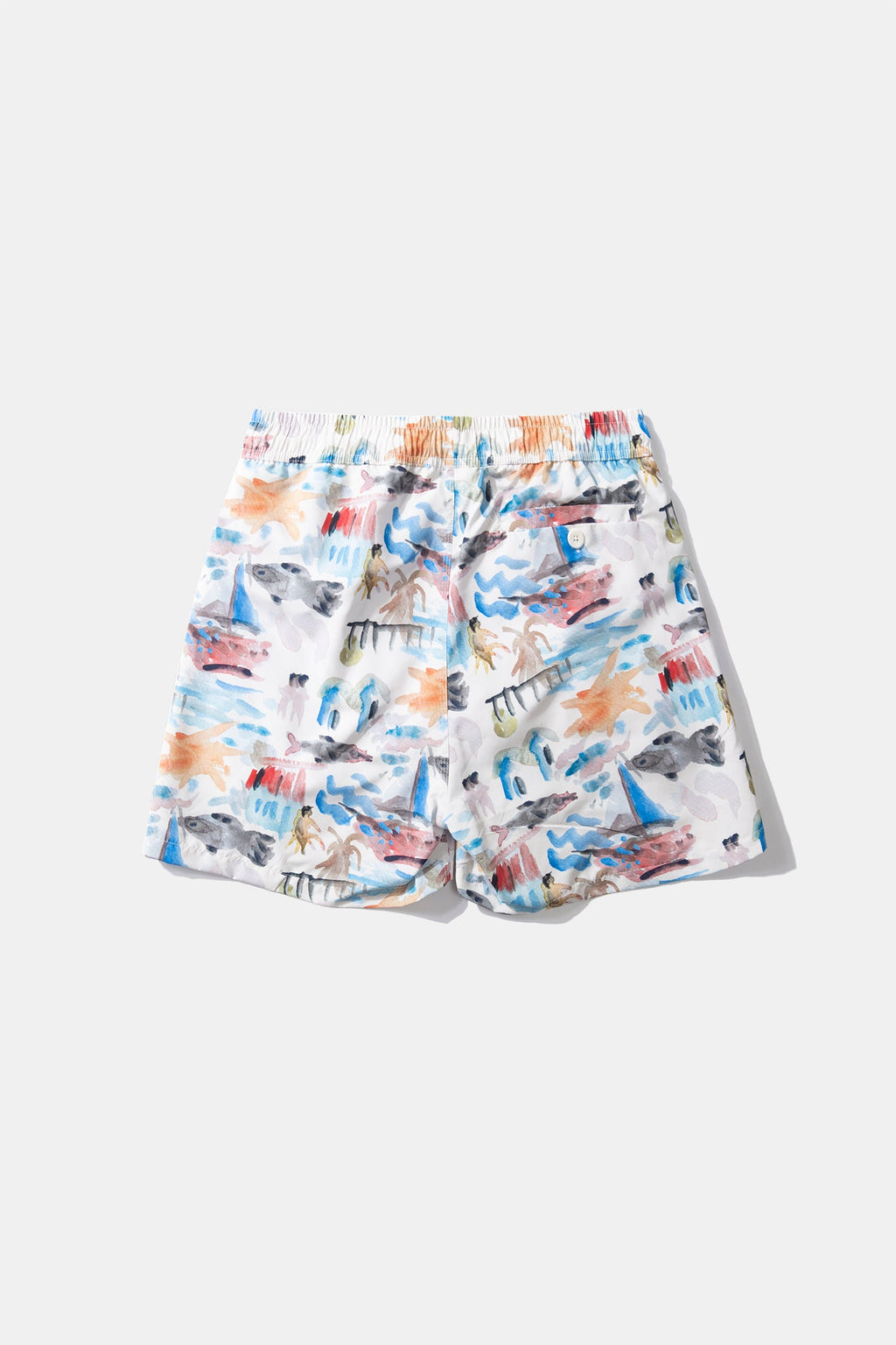 Holidays Off White Badeshorts