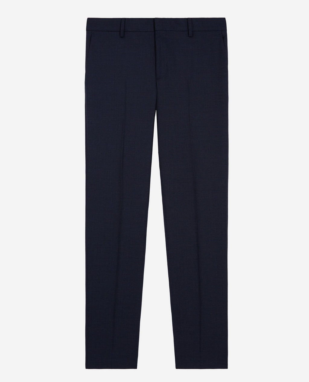 Micro Houndstooth Pattern Suit Trousers - Men
