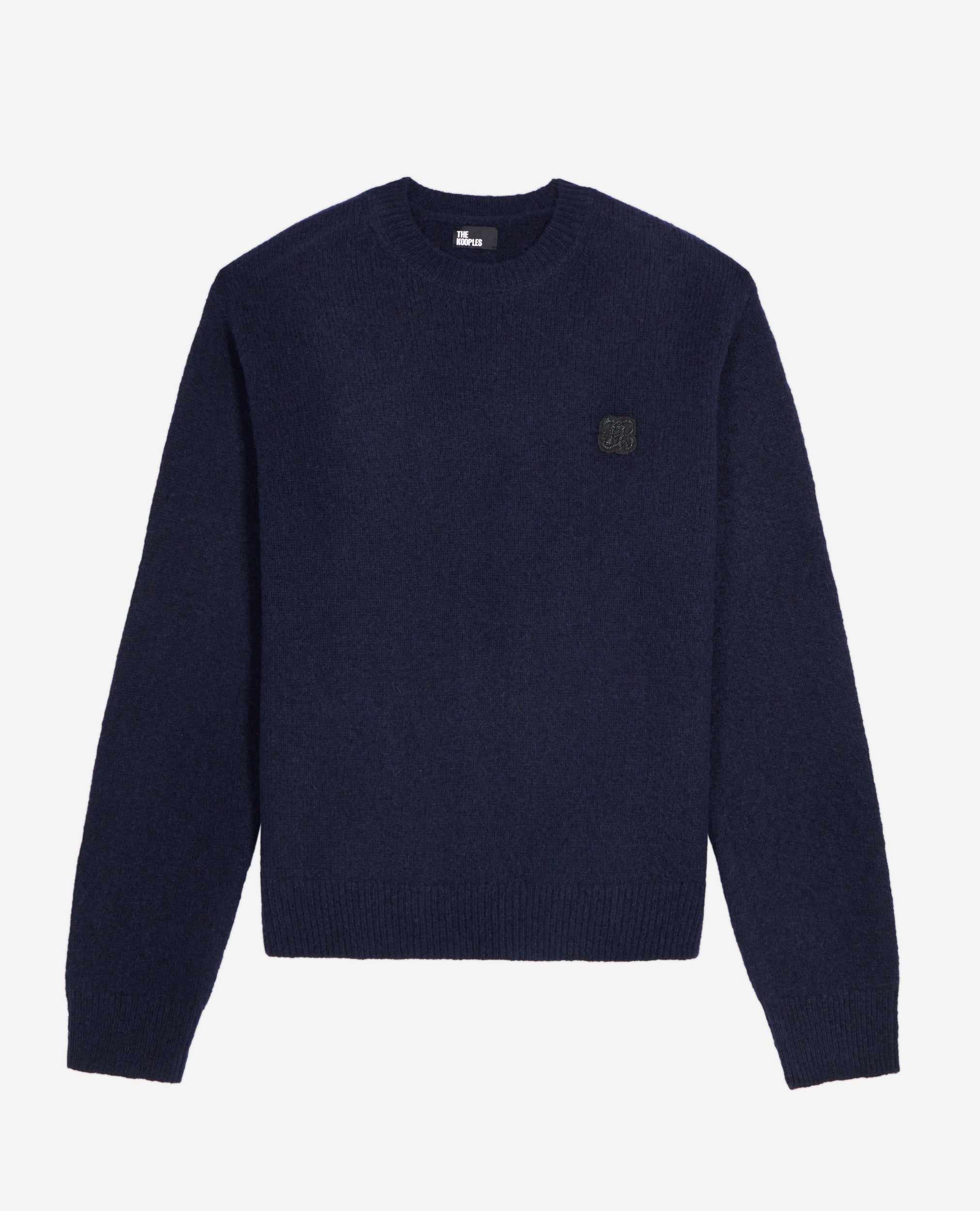 The Kooples - Pull Col Rond Avec Patch Canetille