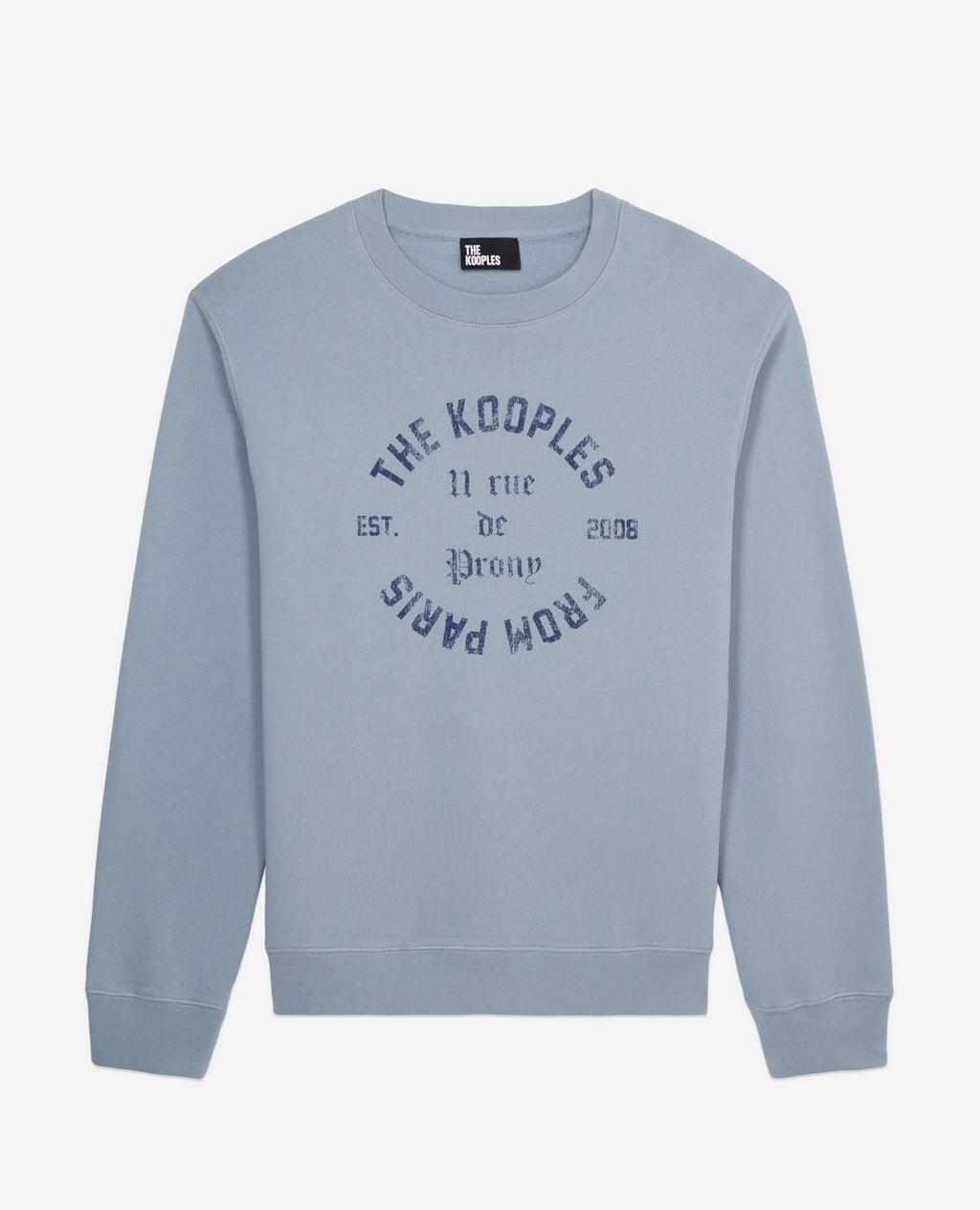 The Kooples - Sweatshirt With Coat Of Arms Print On Front - Men