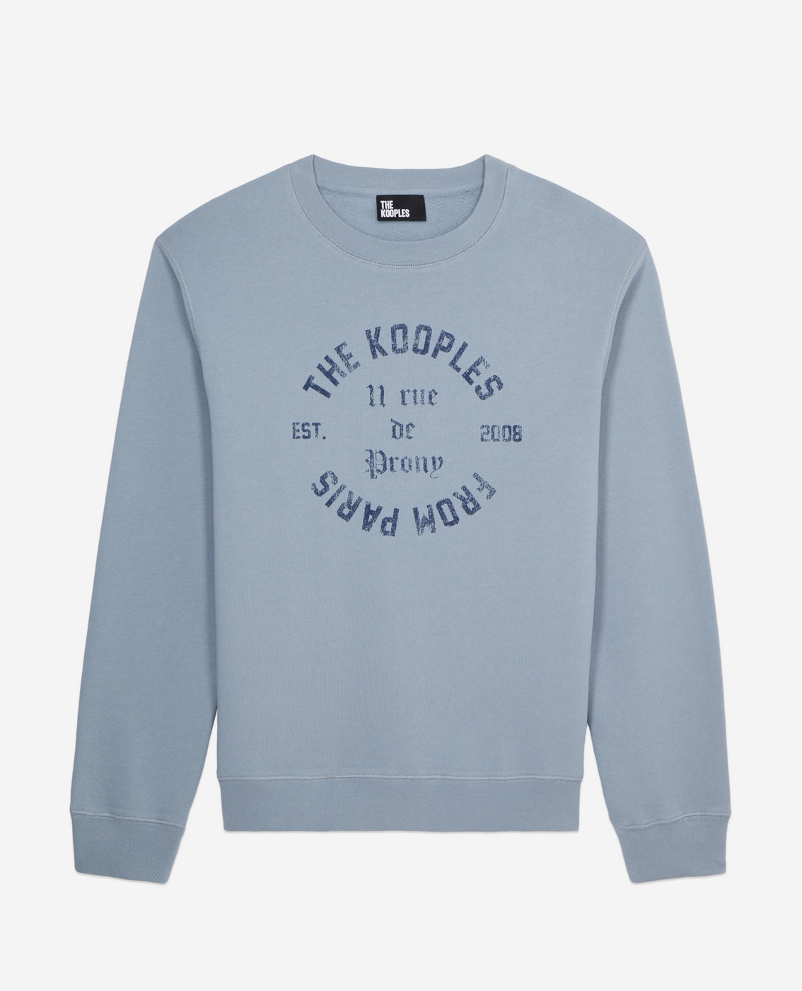 The Kooples - Sweatshirt With Coat Of Arms Print On Front - Men