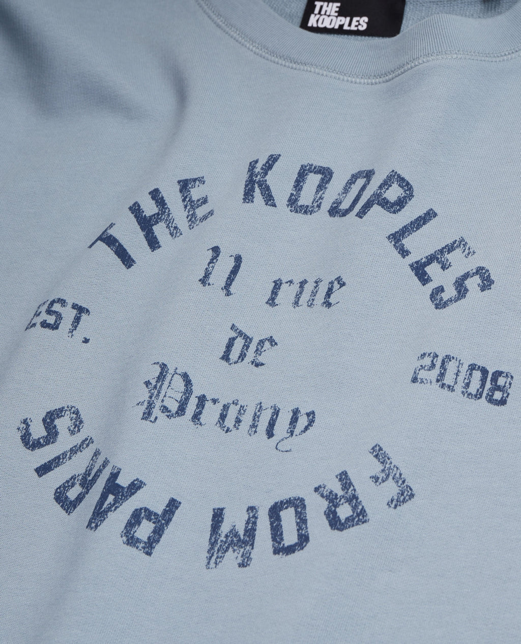 The Kooples - Sweatshirt With Coat Of Arms Print On Front - Men