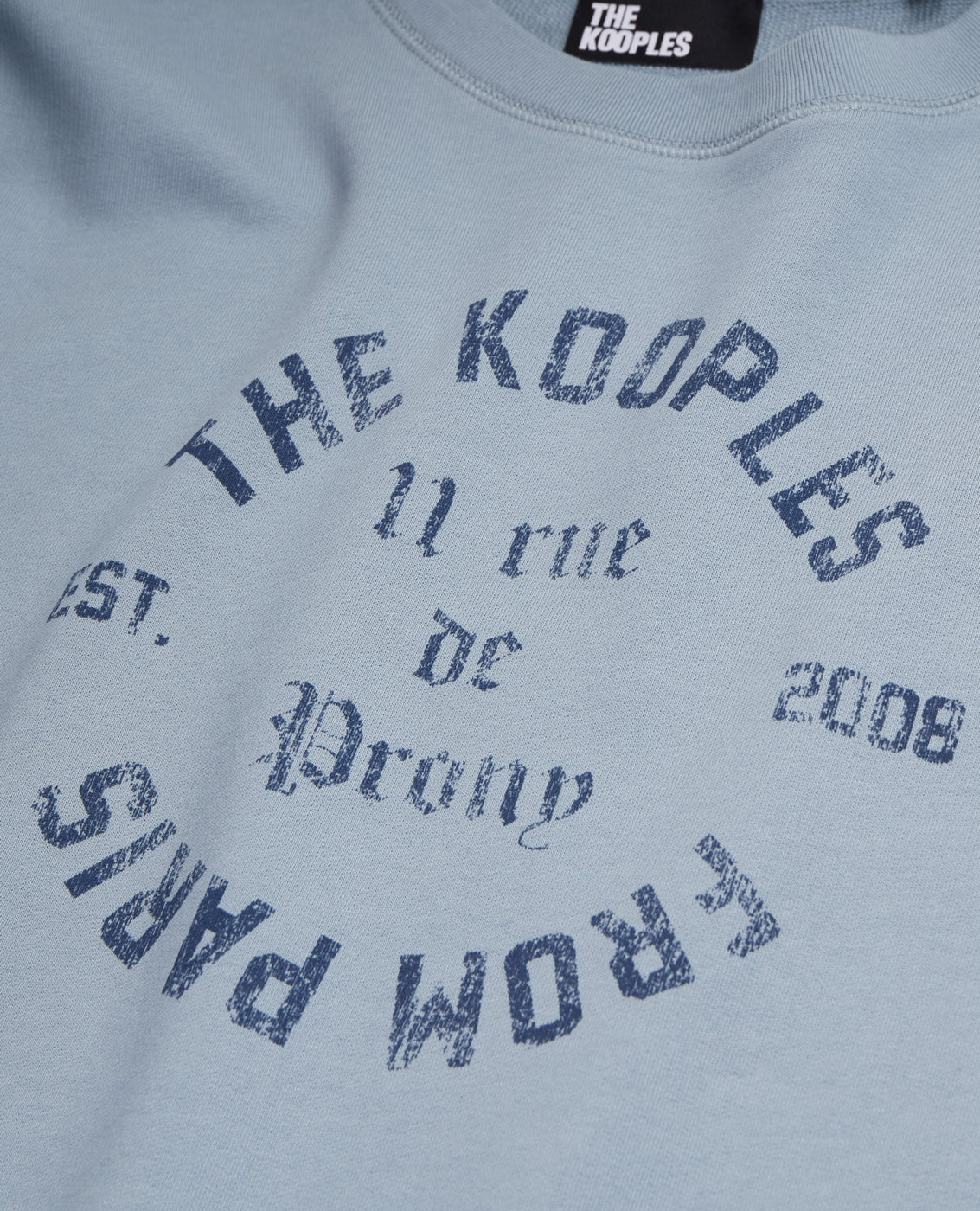 The Kooples - Sweatshirt With Coat Of Arms Print On Front - Men