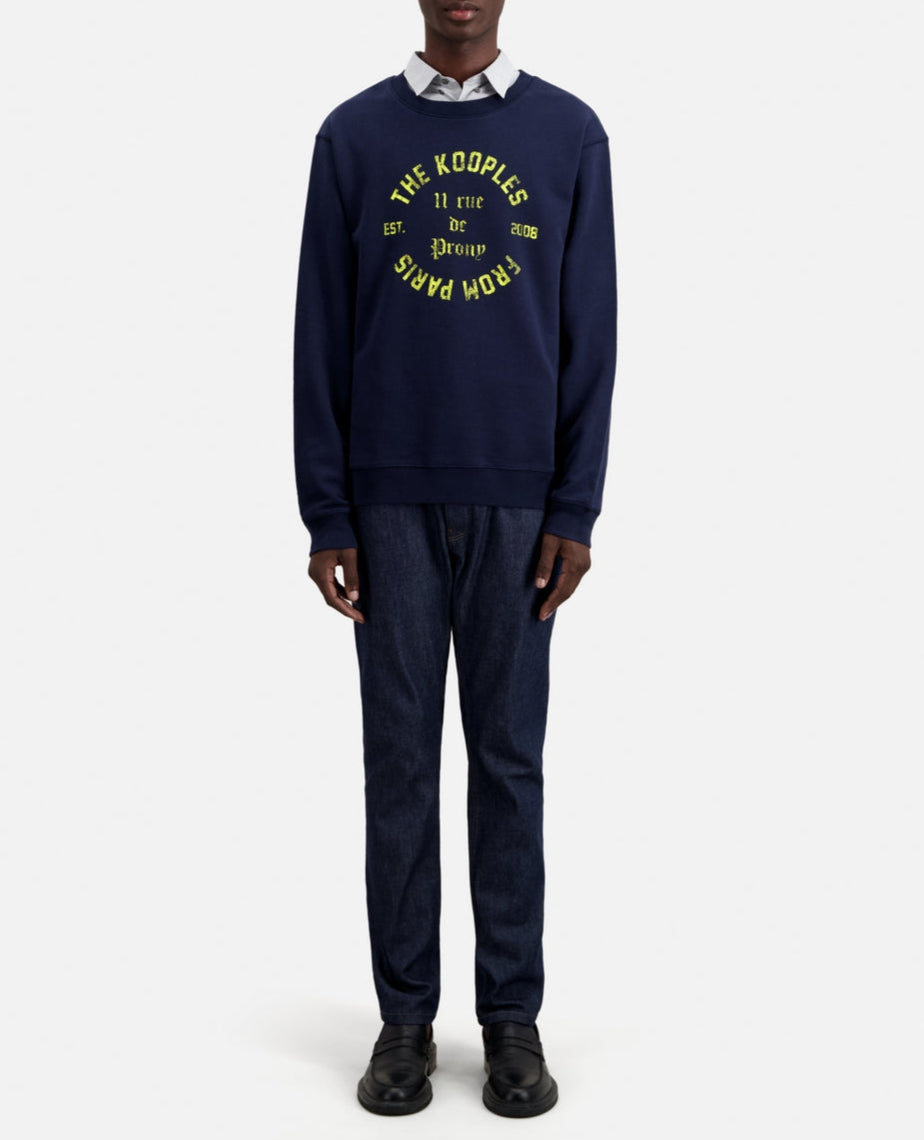 The Kooples - Sweatshirt - Navy Blue - Men
