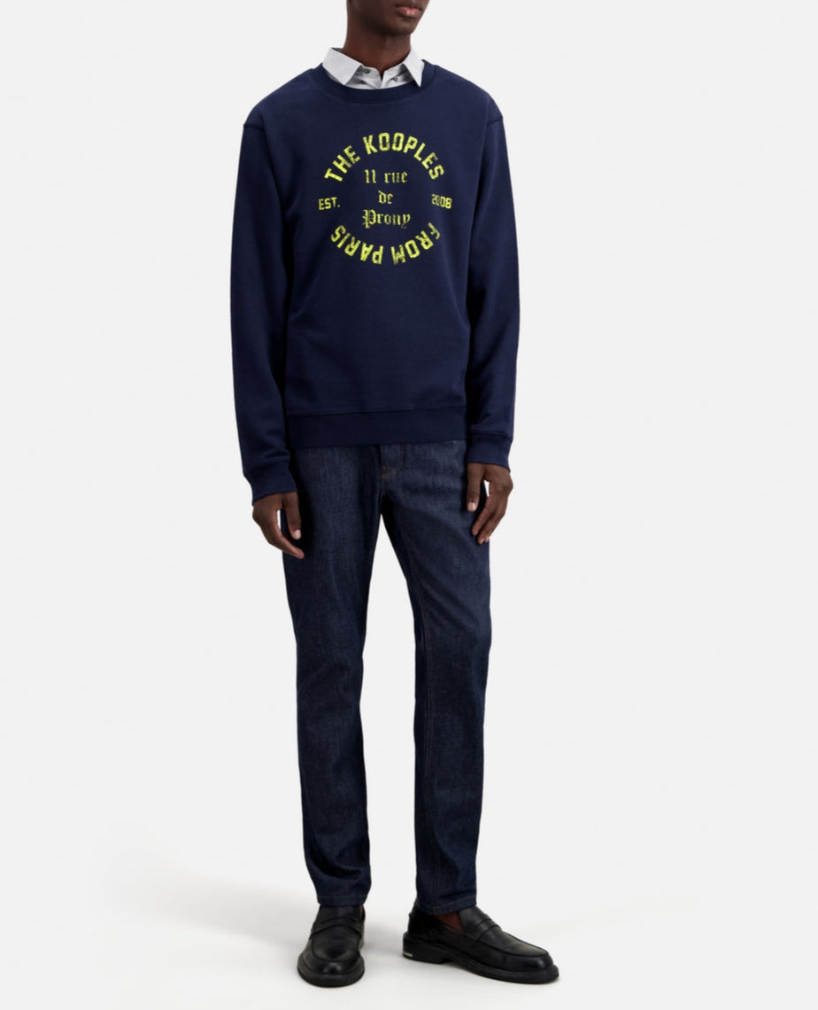 The Kooples - Sweatshirt - Navy Blue - Men