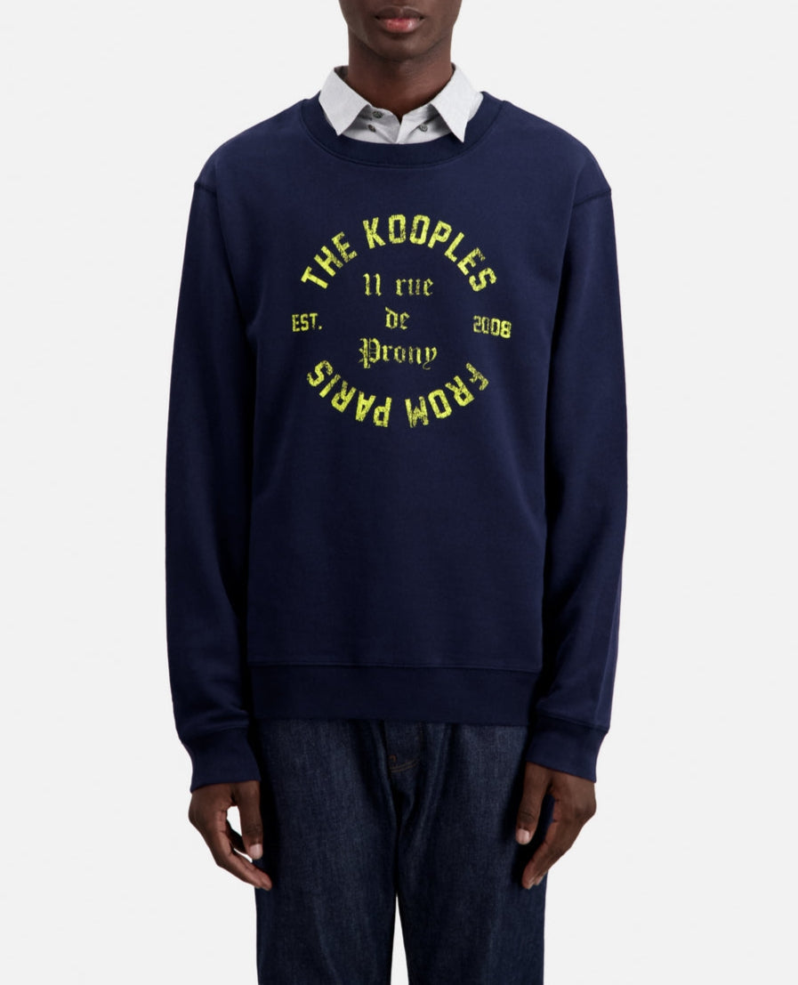 The Kooples - Sweatshirt - Navy Blue - Men