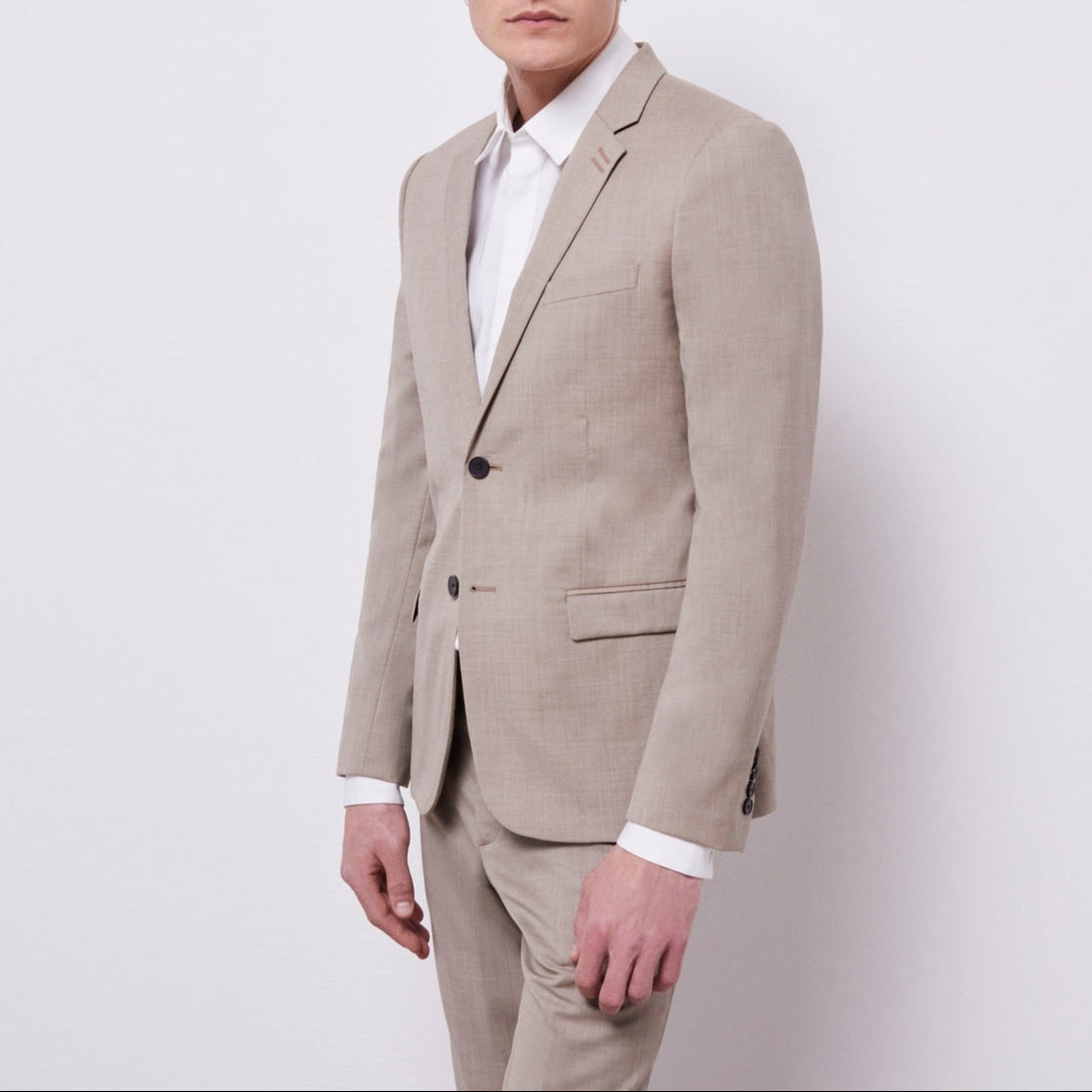 The Kooples - Veste En Laine - Beige - Homme