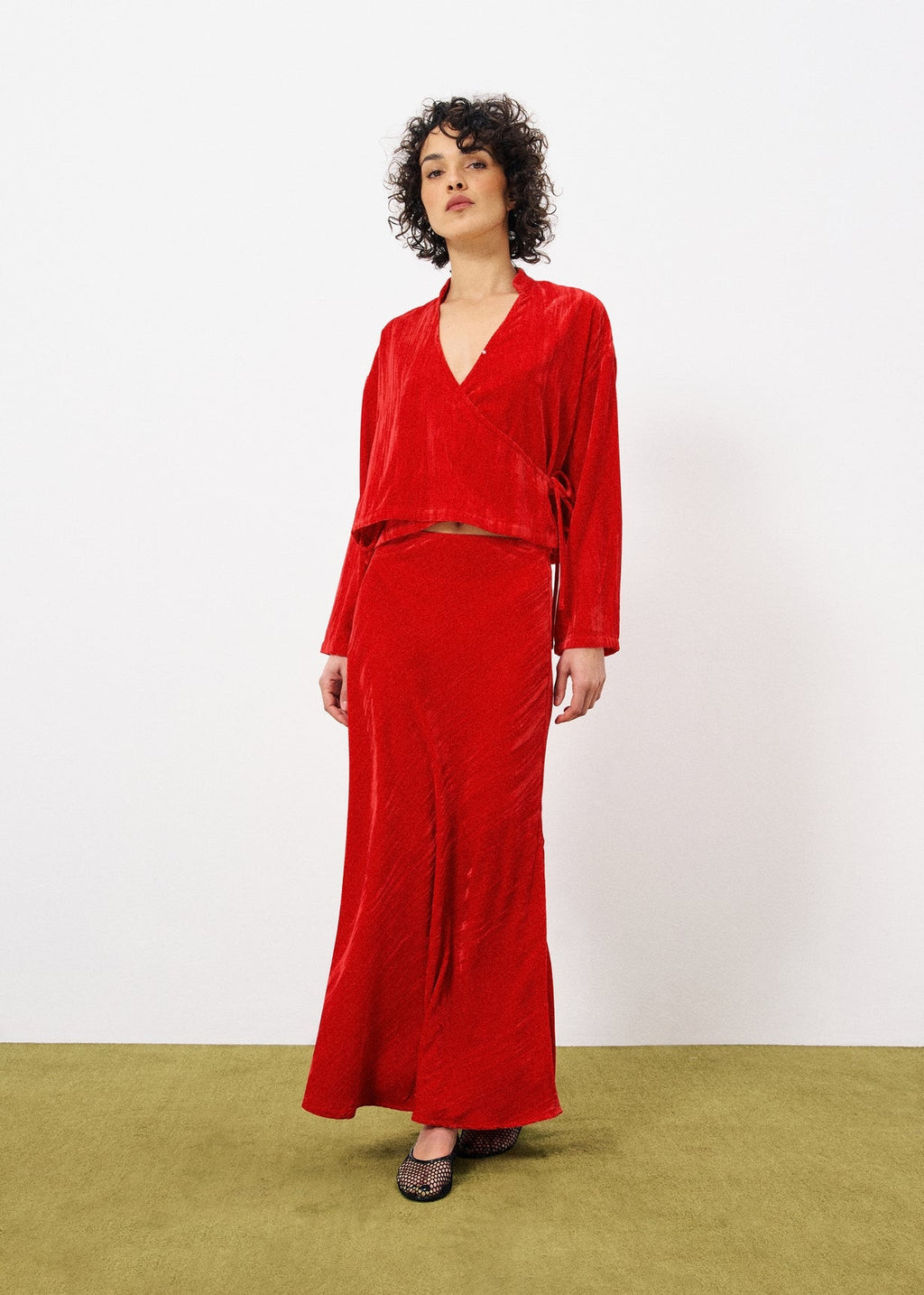 Aidee Blouse - Red