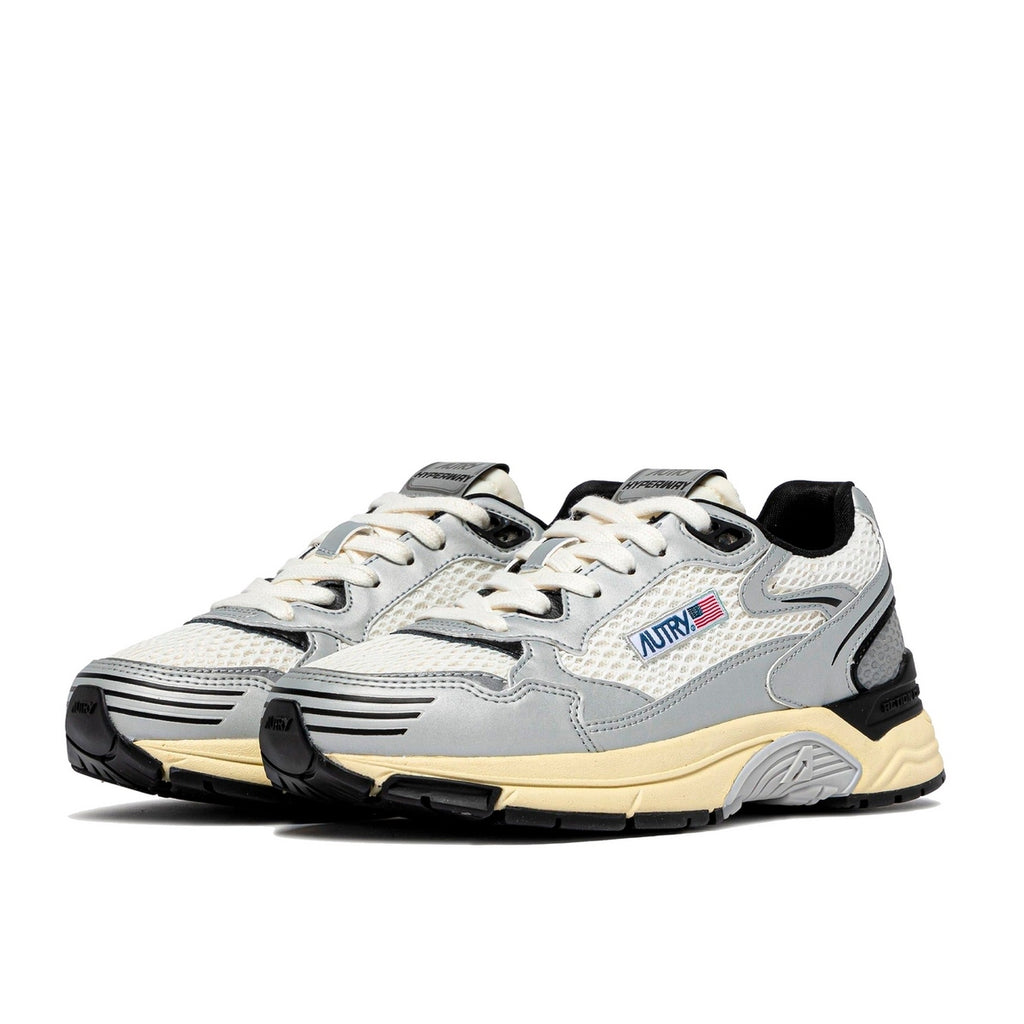 Autry Hyperway Low Mesh Silver Black - Gris