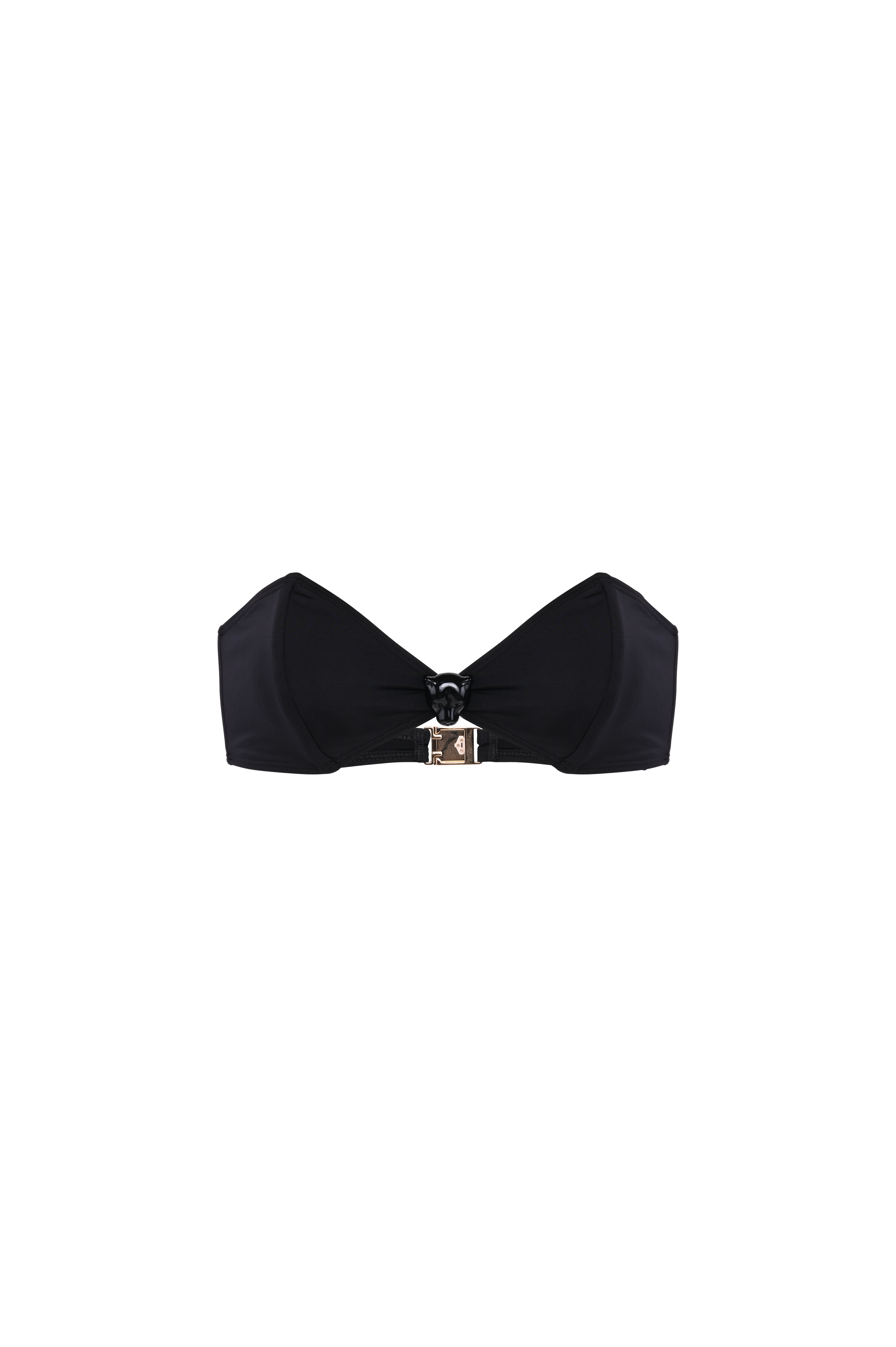 Top de bikini Beleza Pura - Negro