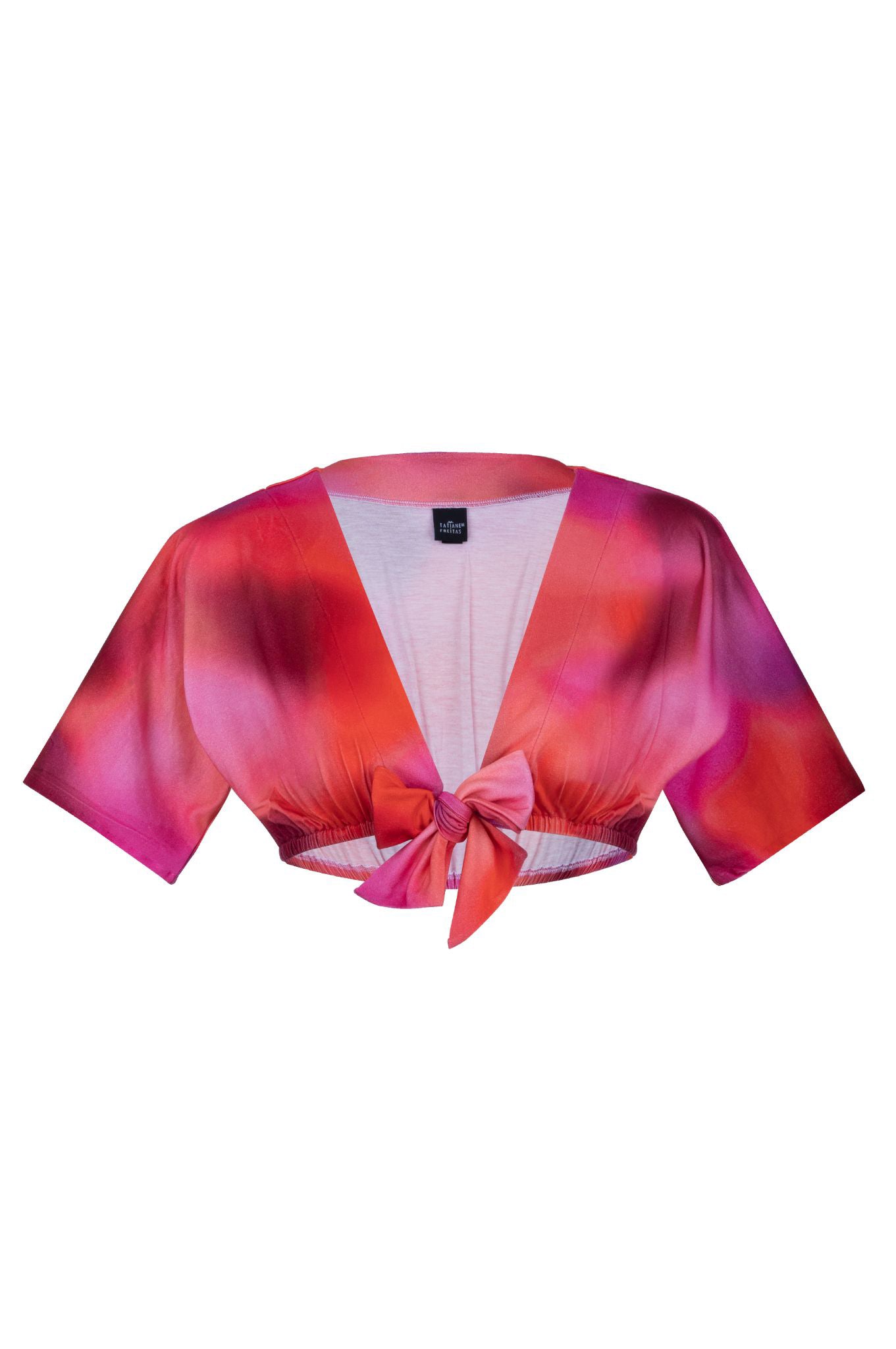 Camisa Beach Love - Degradado Rojo/Rosa