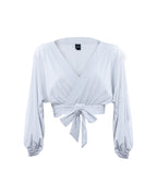 Top de bikini Beleza Pura - Blanco