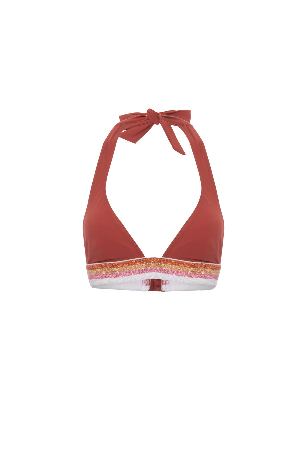 Top de bikini Beach Love - Cobre