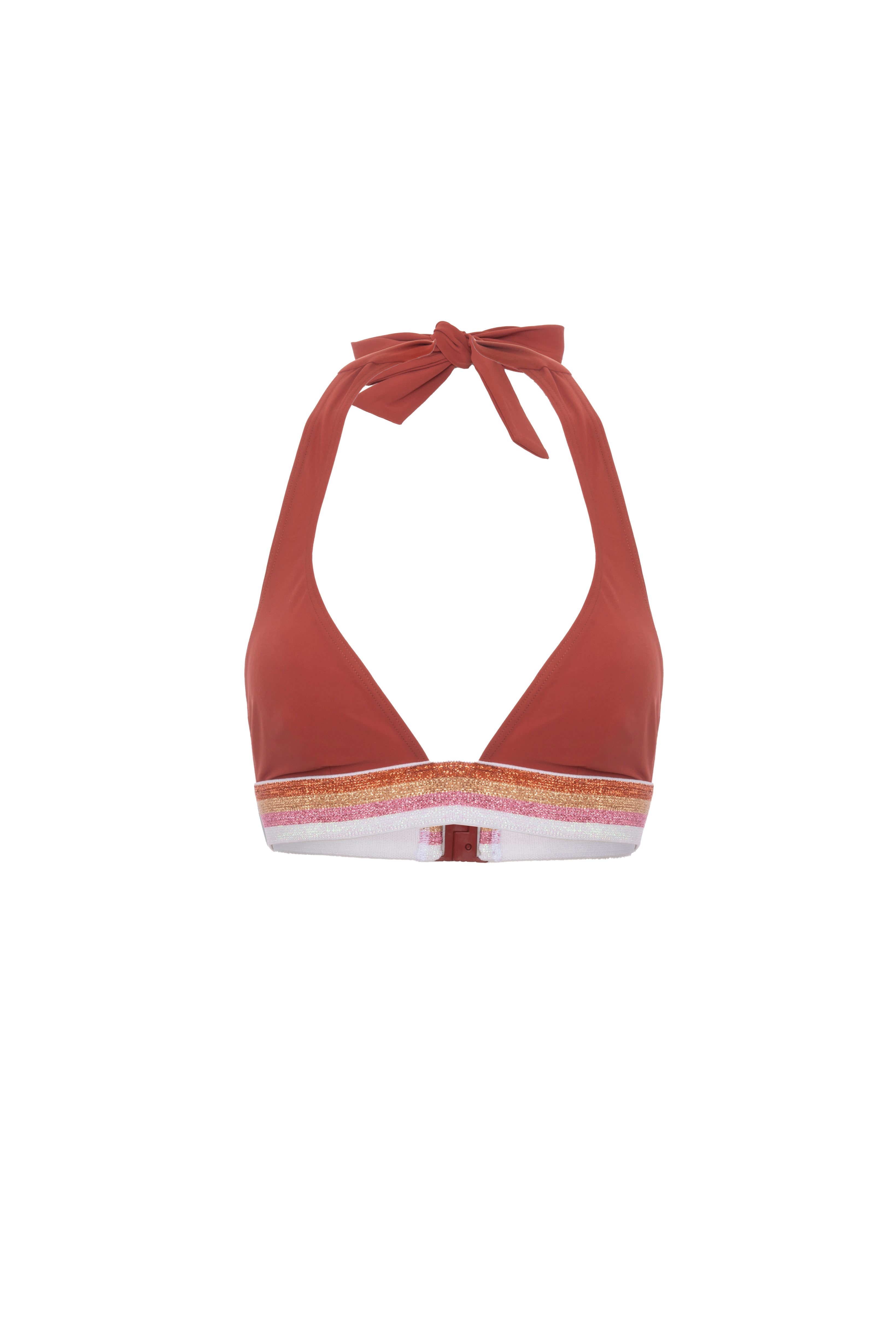 Top de bikini Beach Love - Cobre