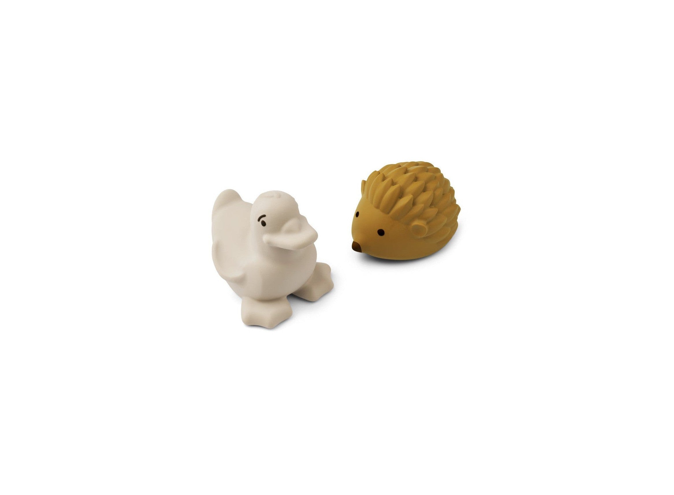 Juguete de baño con forma de animal - Pack de 2 Henrik - Mezcla de caramelo dorado y arena