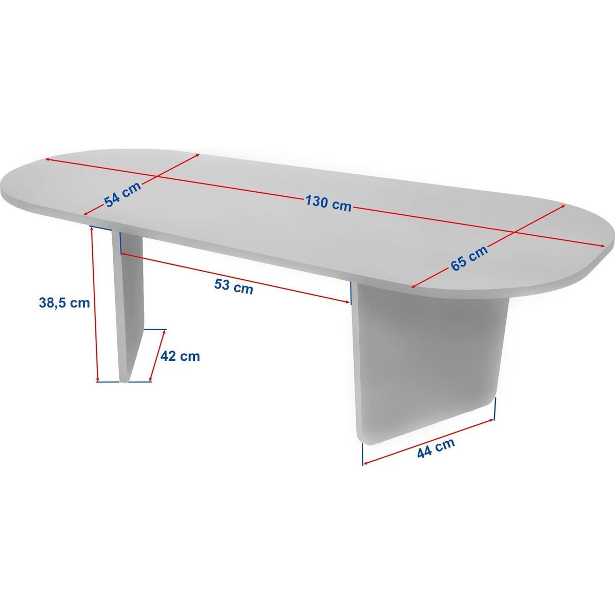Ceane - Table Basse - Effet Travertin Et Noyer - Beige