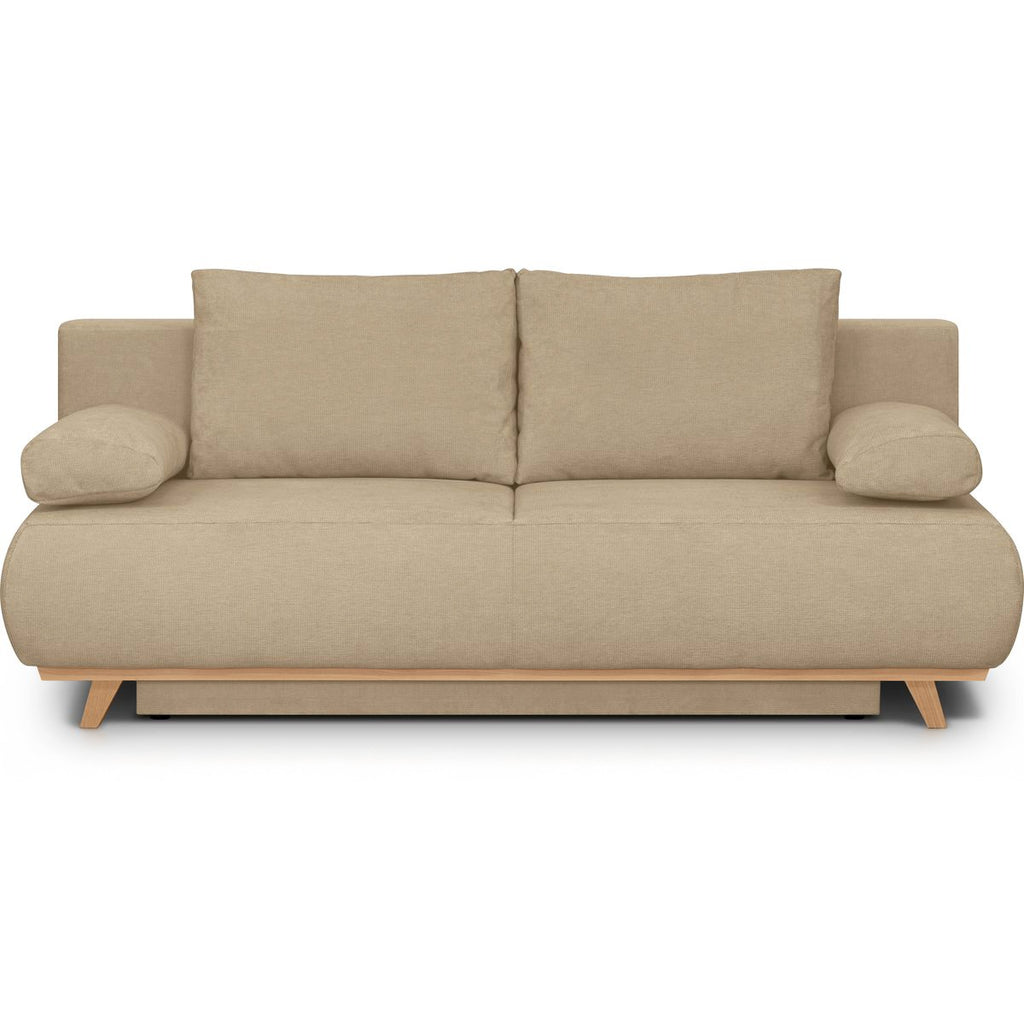 Laria - Bäddsoffa - Chenilletyg - Mocka