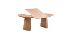 Ada - Table à Manger Ronde Extensible en 4 à 8 Personnes - 120/200 cm - Bois