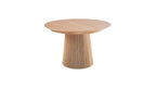 Ada - Table à Manger Ronde Extensible en 4 à 8 Personnes - 120/200 cm - Bois