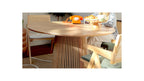 Ada - Table à Manger Ronde en 4 Personnes - Diamètre 120 cm - Bois