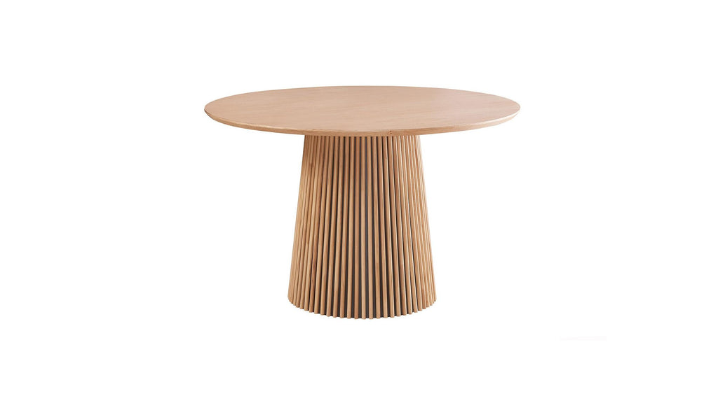 Ada - Table à Manger Ronde en 4 Personnes - Diamètre 120 cm - Bois