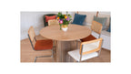 Ada - Table à Manger Ronde en 4 Personnes - Diamètre 120 cm - Bois