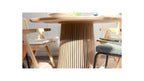 Ada - Table à Manger Ronde en 4 Personnes - Diamètre 120 cm - Bois