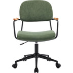Gianni - Obrotowy i regulowany fotel biurowy - Sztruks - Khaki