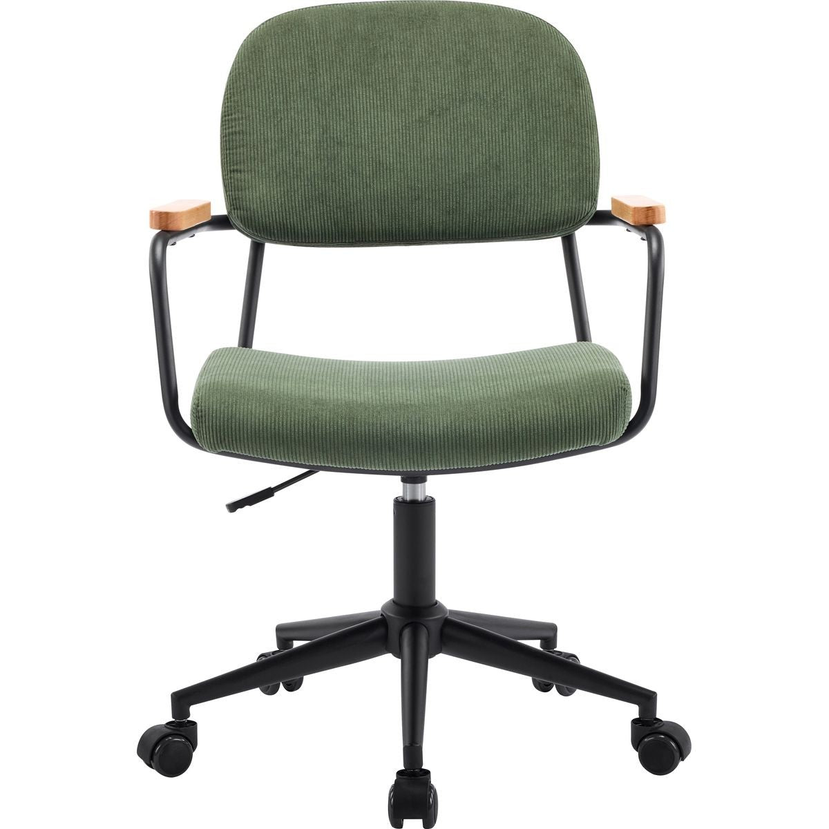 Gianni - Obrotowy i regulowany fotel biurowy - Sztruks - Khaki