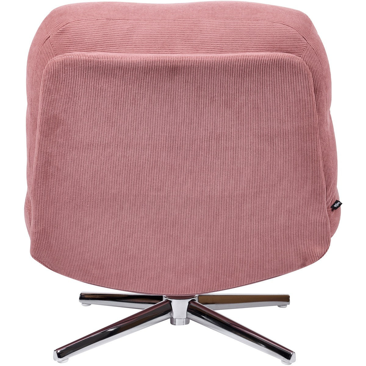 Julia - Fauteuil Pivotant - Velours Côtelé - Rose