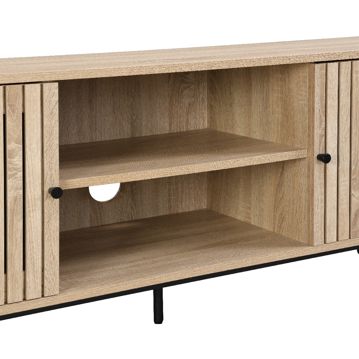 Solna - Mobile Porta TV - Effetto Rovere - Legno