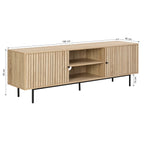 Solna - Mobile Porta TV - Effetto Rovere - Legno