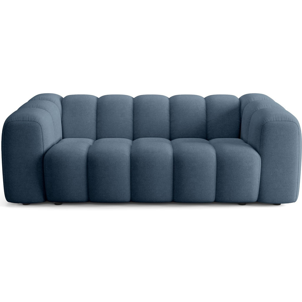 Belleville - Tufted Sofa - Chenille Fabric - Dark Blue