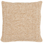 Beige natural jute effect cushion cover Nazar rugs
