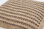 Funda de cojín efecto yute natural marrón Alfombras Nazar