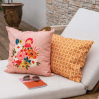 Nour - Housse De Coussin D'Extérieur - Mandarine