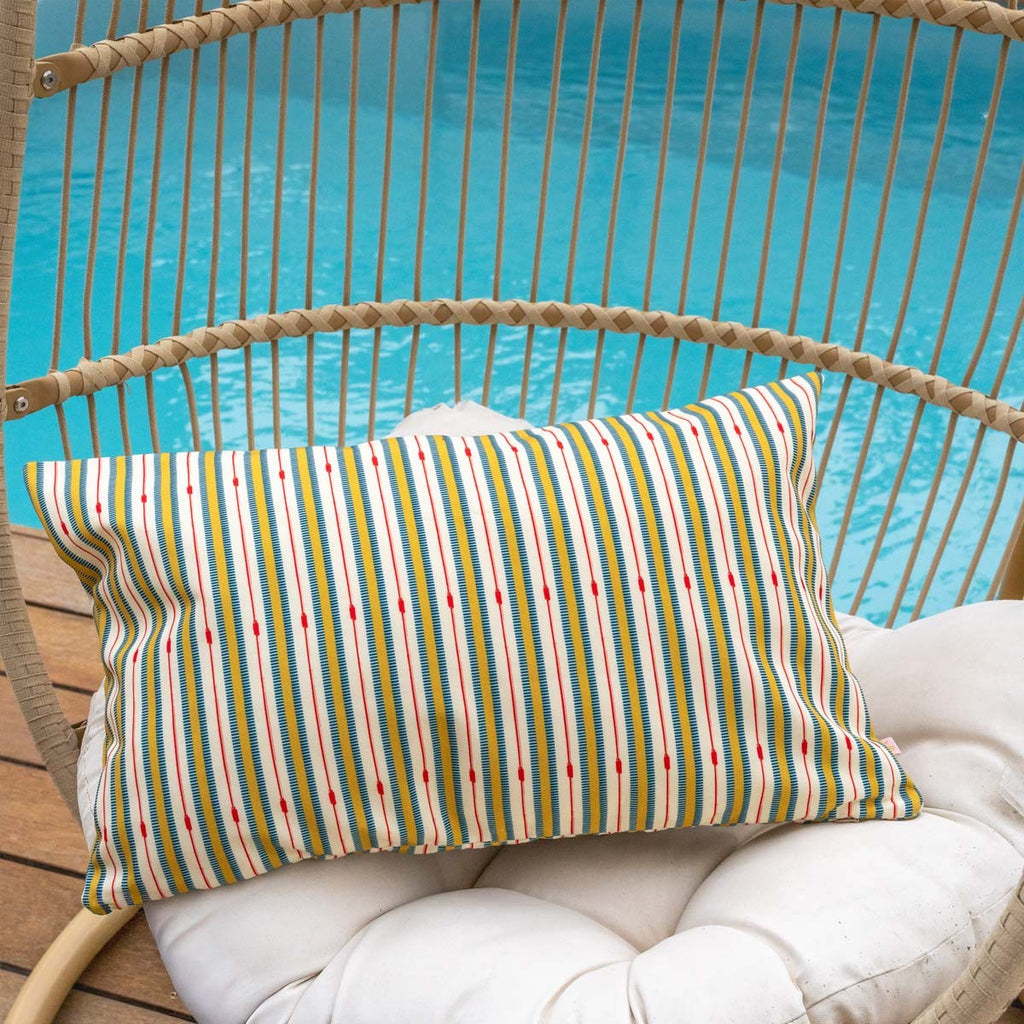 Victor - Housse De Coussin D'Extérieur - Ocre