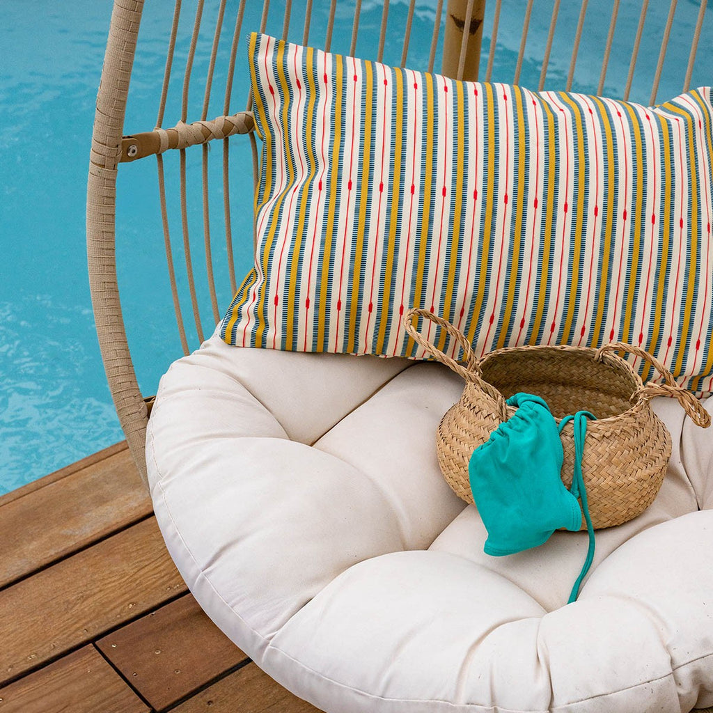 Victor - Housse De Coussin D'Extérieur - Ocre