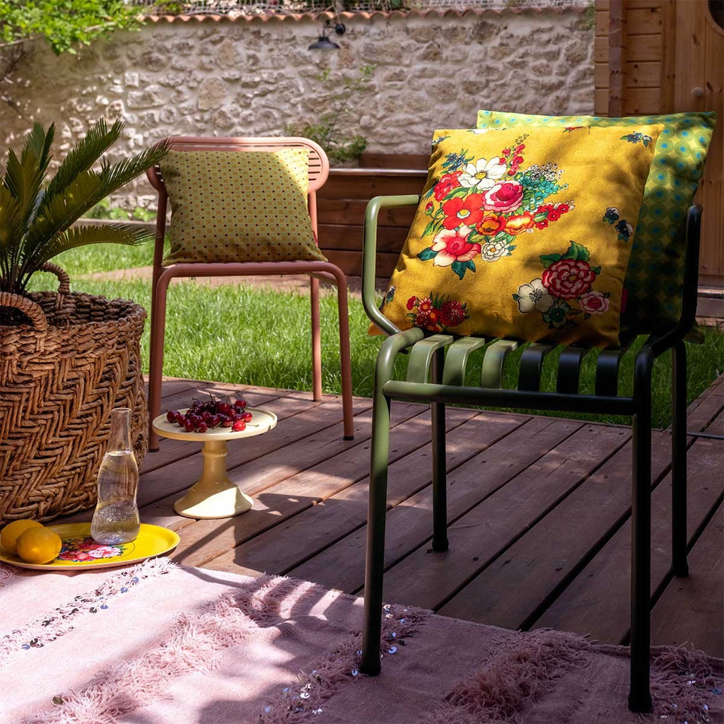 Hanami - Housse De Coussin Extérieur - Jaune
