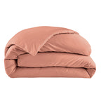 Plain Satin - Duvet Cover - Rust