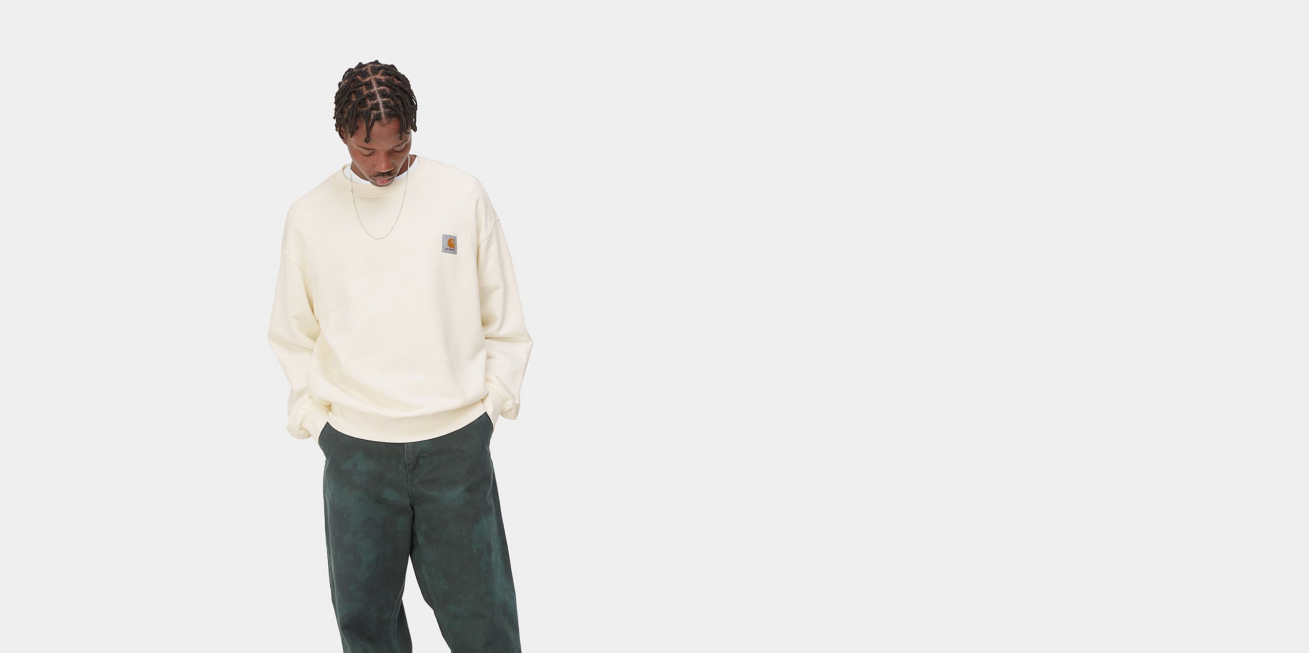 Sweat Nelson - Blanc - Homme