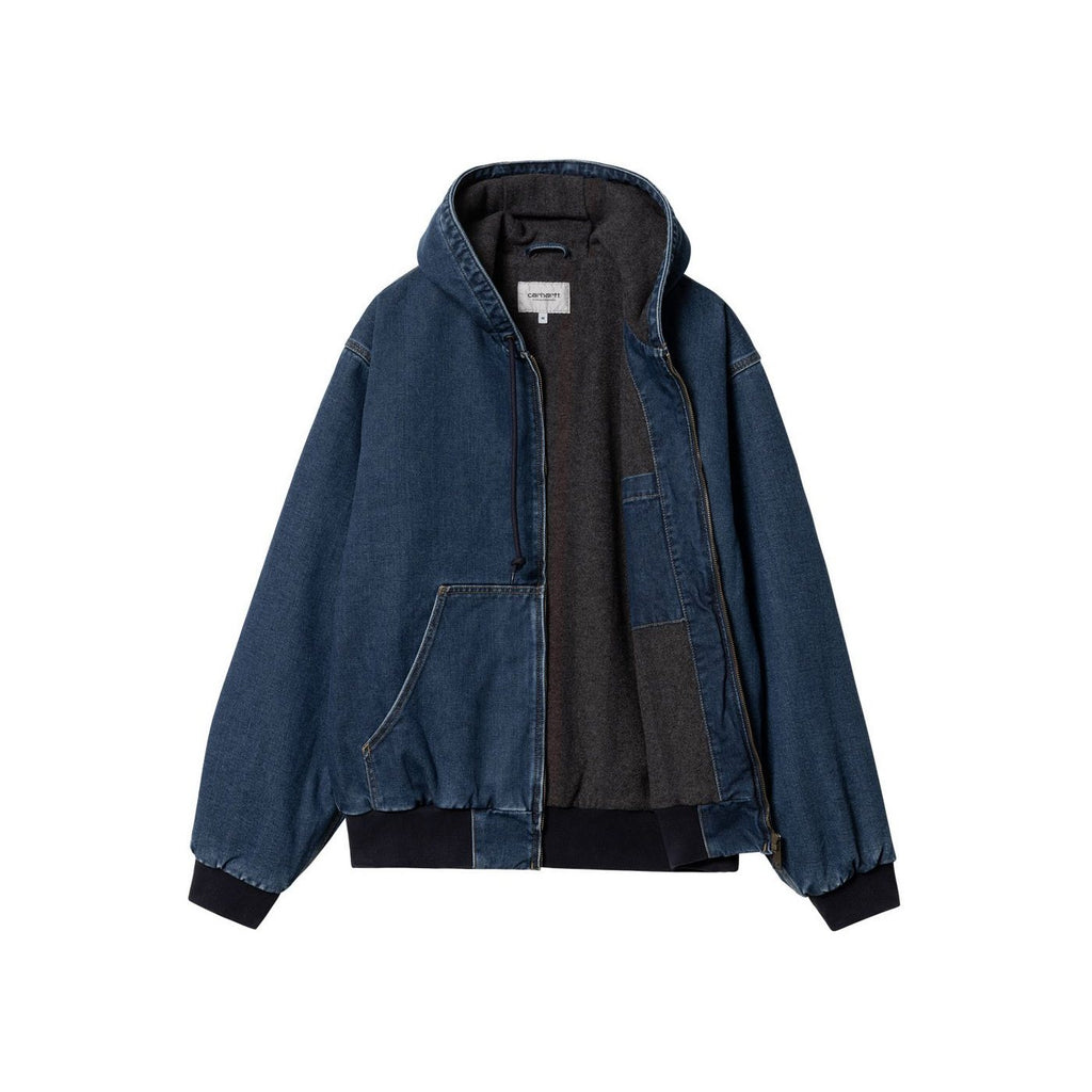 Carhartt Wip Corduroy-Collar Quilted Jacket - Blue