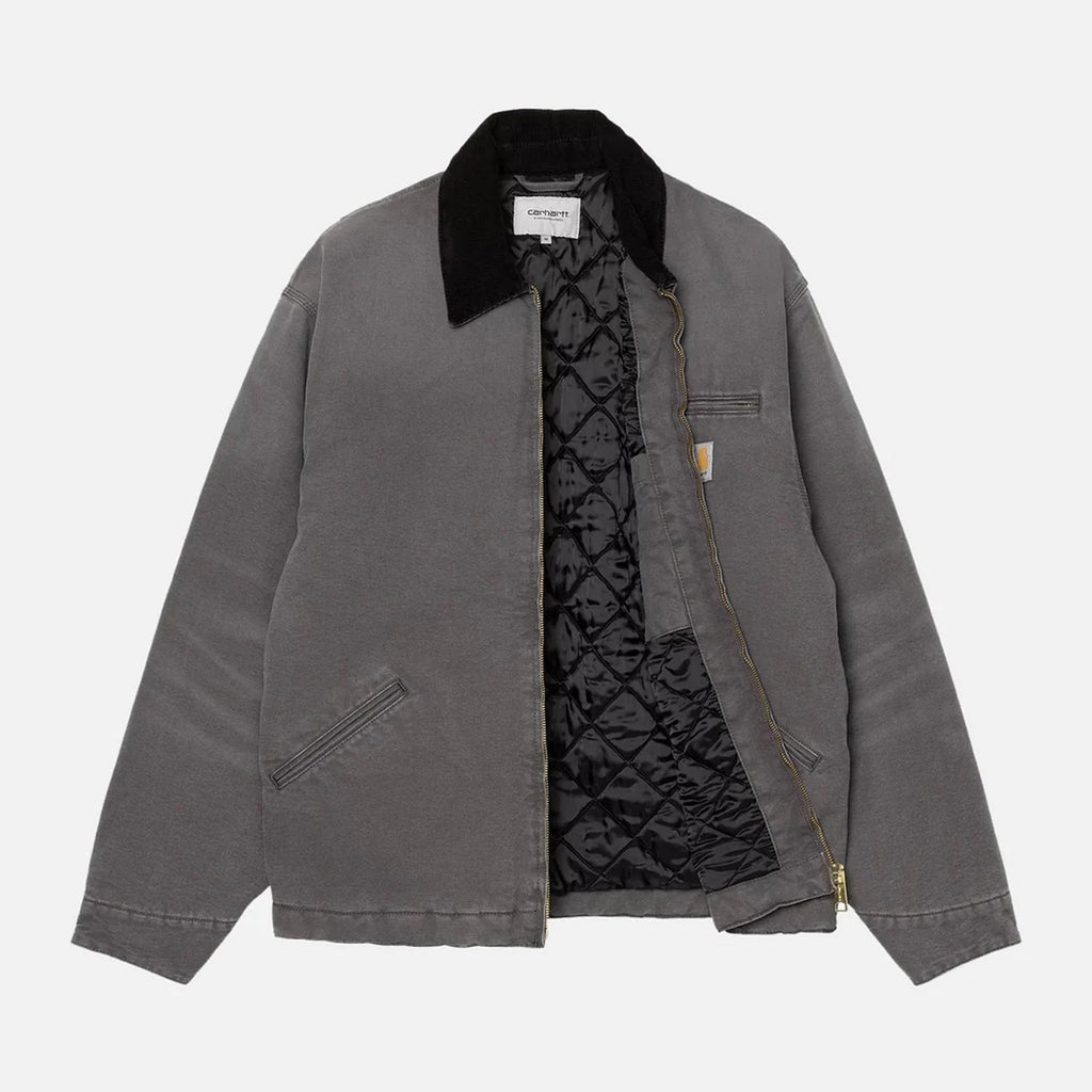 Carhartt Wip Og Detroit Chaqueta De Algodón Con Cremallera - Gris