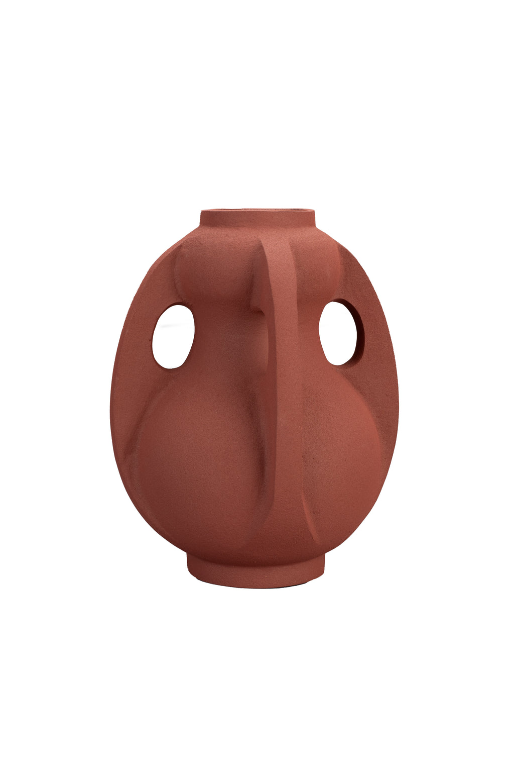 Thiago M - Vase - Aluminium - Rouge Terracotta