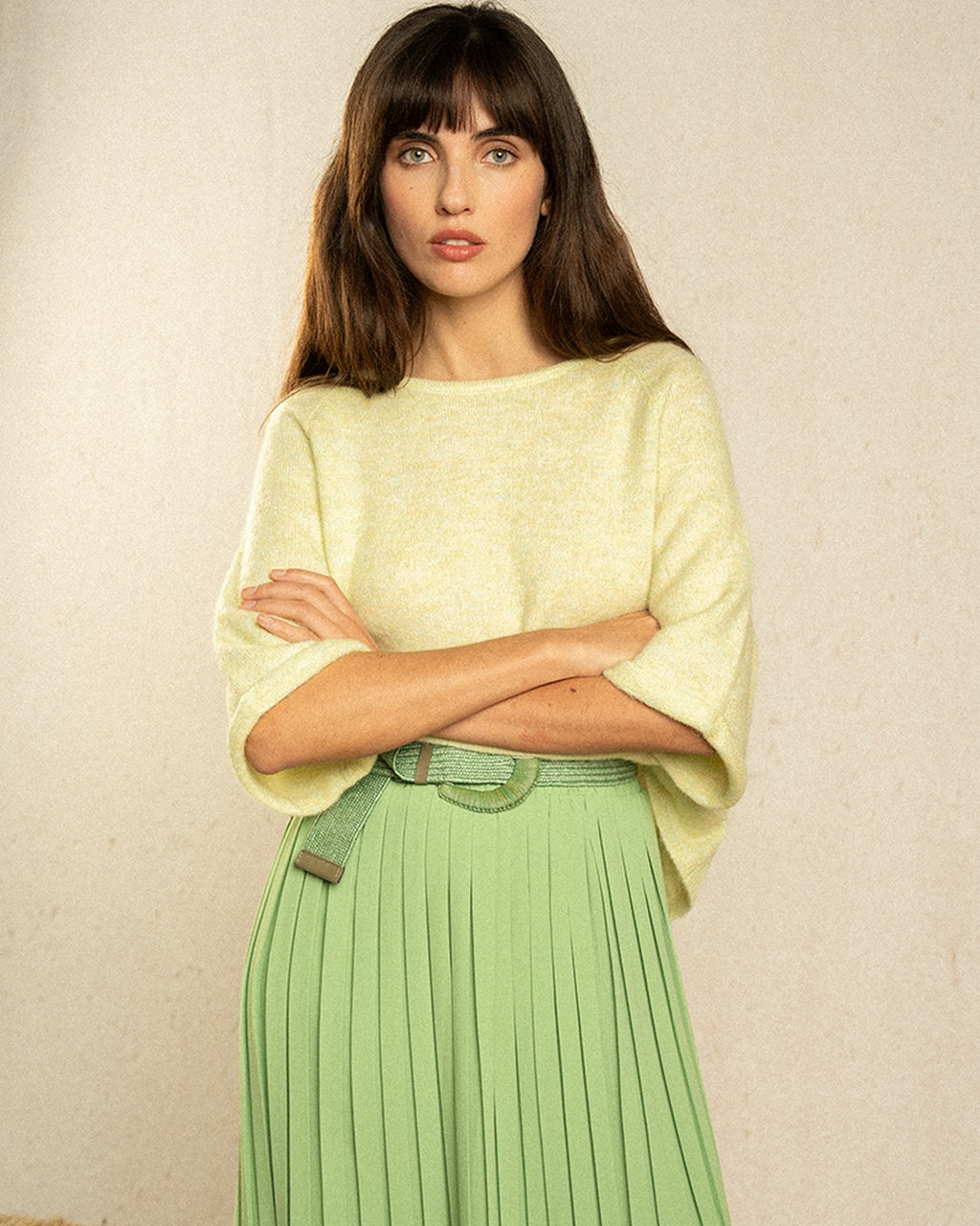 Cardigan Idylle - Kiwi