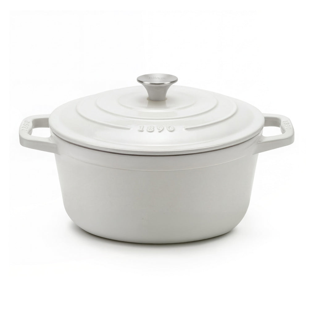 Round Casserole Dish - Cream