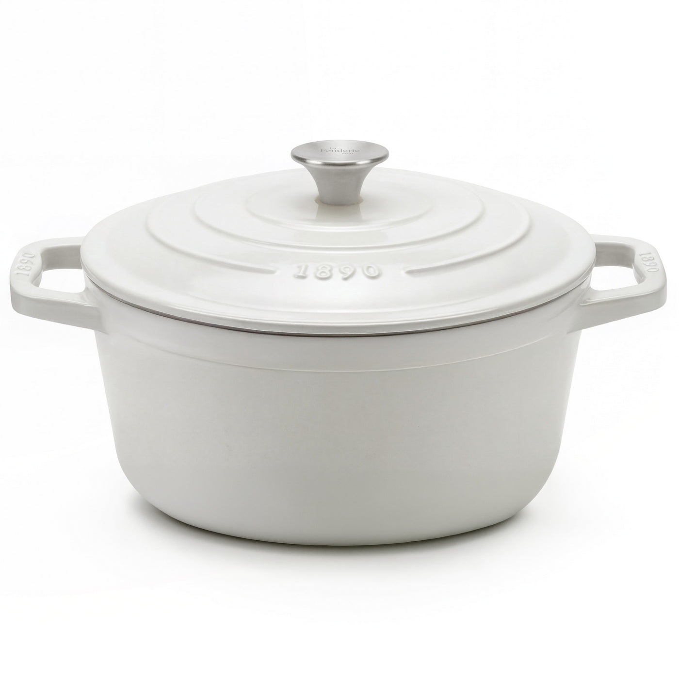 Round Casserole Dish - Cream