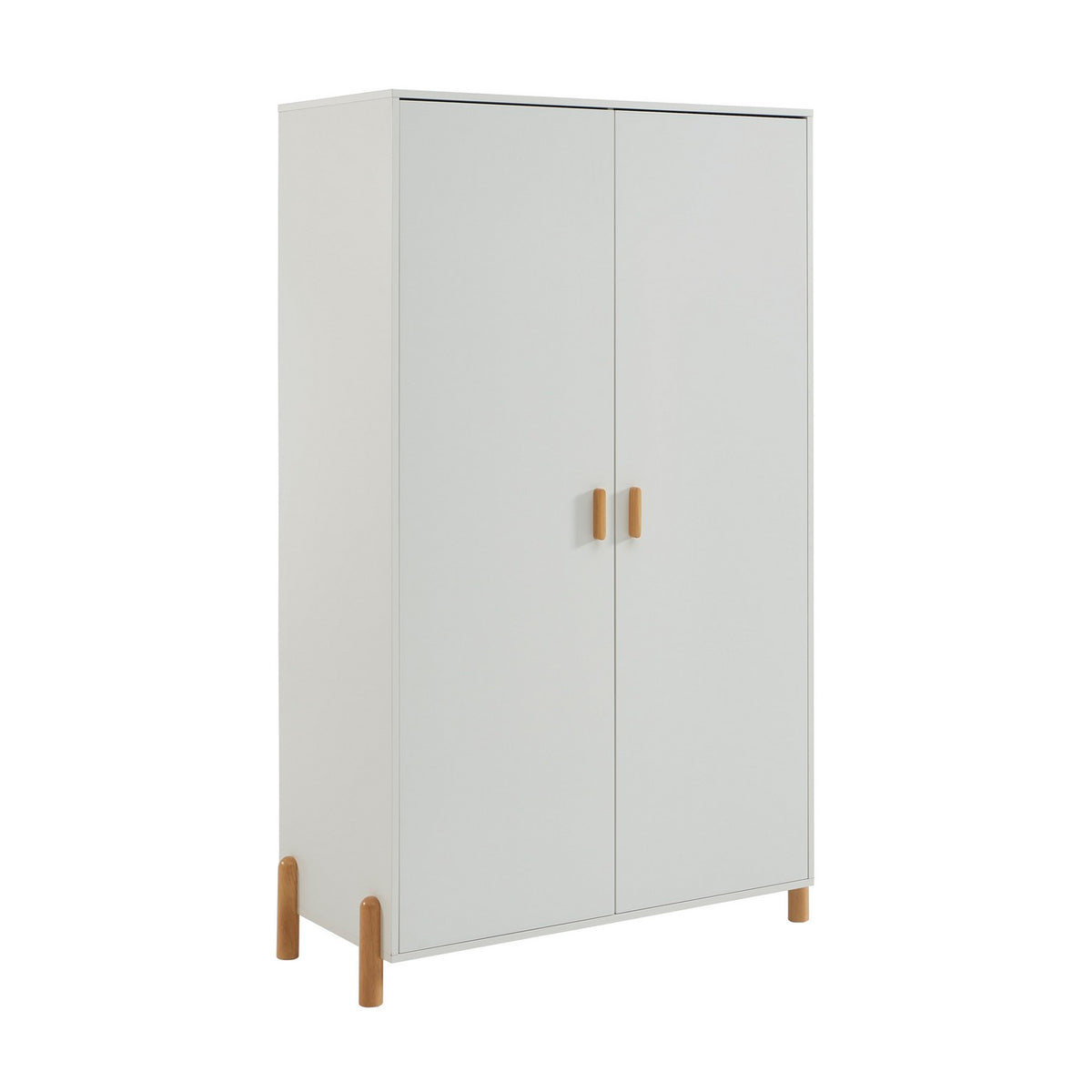 Ilio - Armoire Enfant 2 Portes - Blanc