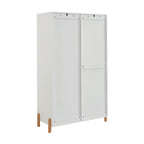 Ilio - Armoire Enfant 2 Portes - Blanc