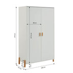Ilio - Armoire Enfant 2 Portes - Blanc